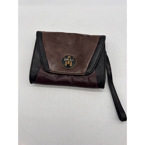 Elliot Lucca The Sak Leather 3 Ways Wristlet Envelope Clutch Crossbody Purse - Picture 8 of 9